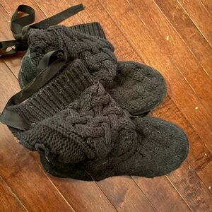 Uggs Black Knit  Boots